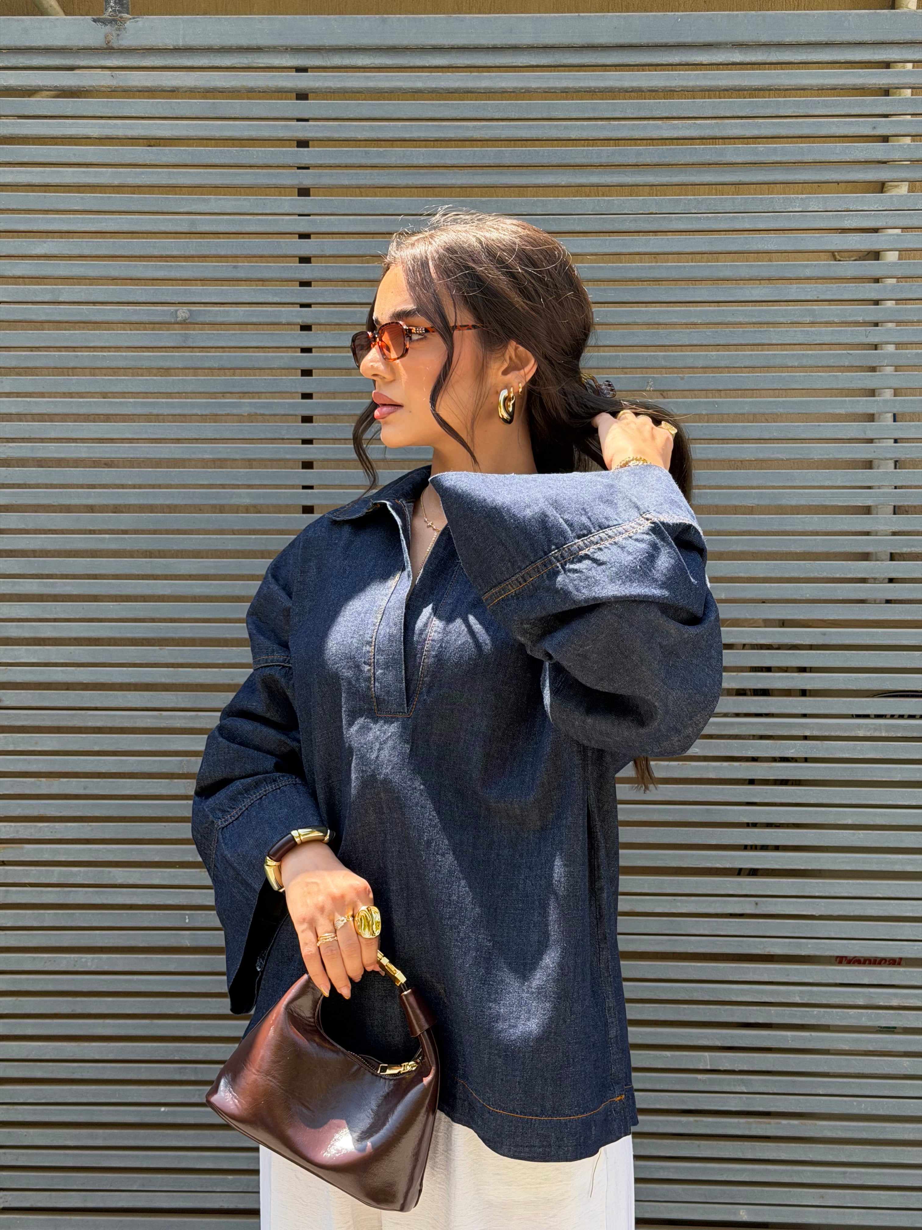 Denim Bell shirt