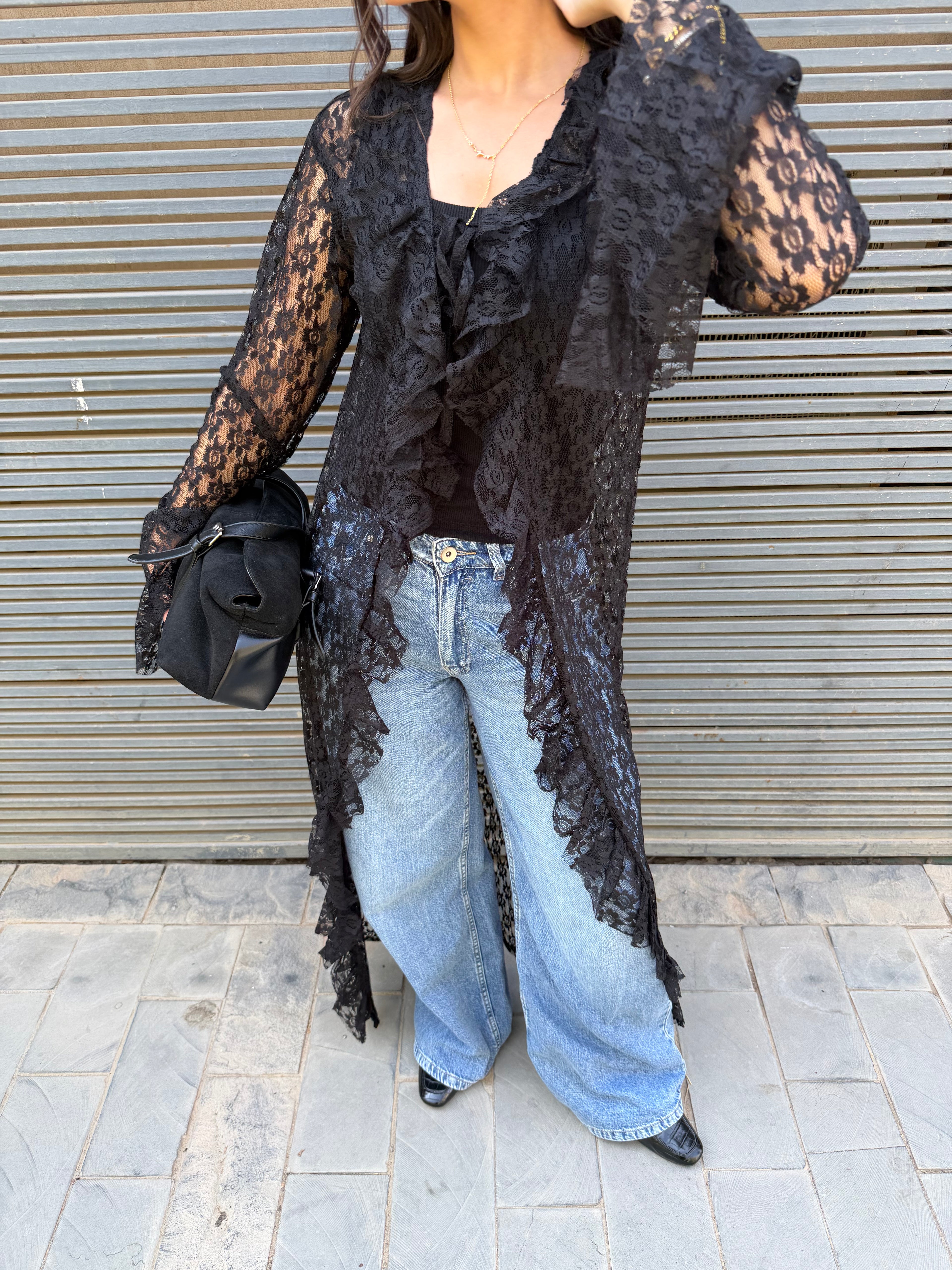 The Lace Cardigan