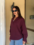 V-neck Linen Shirt