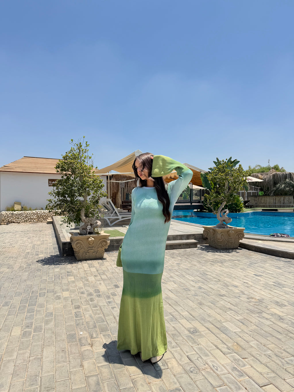 Sea Glass Knit Dress