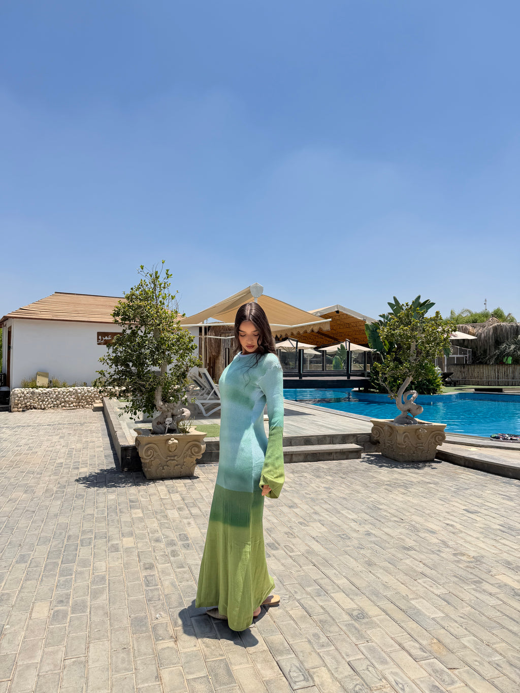 Sea Glass Knit Dress