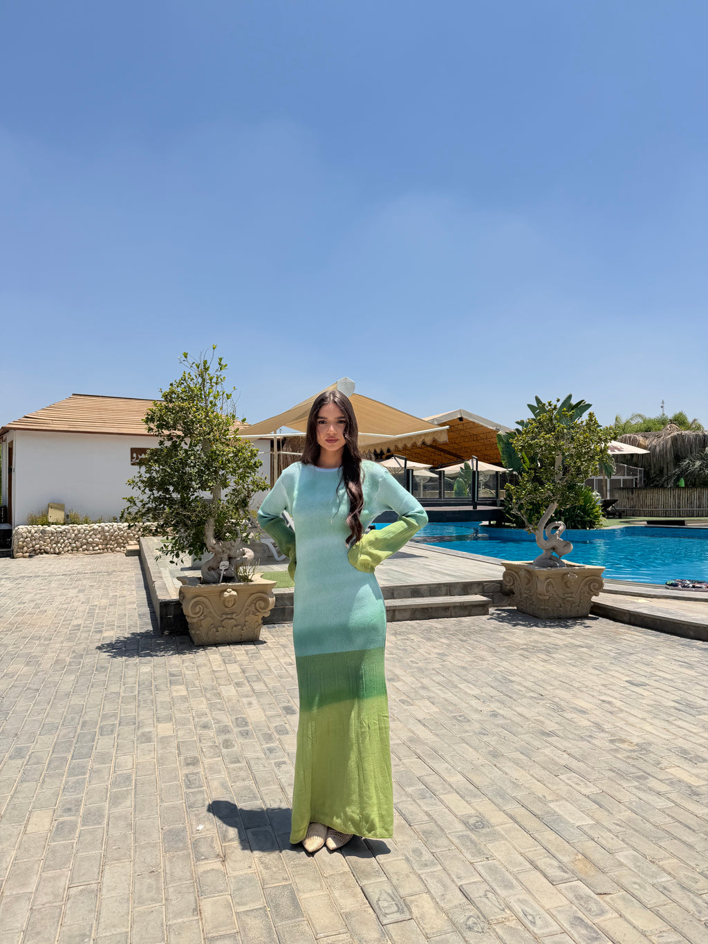 Sea Glass Knit Dress