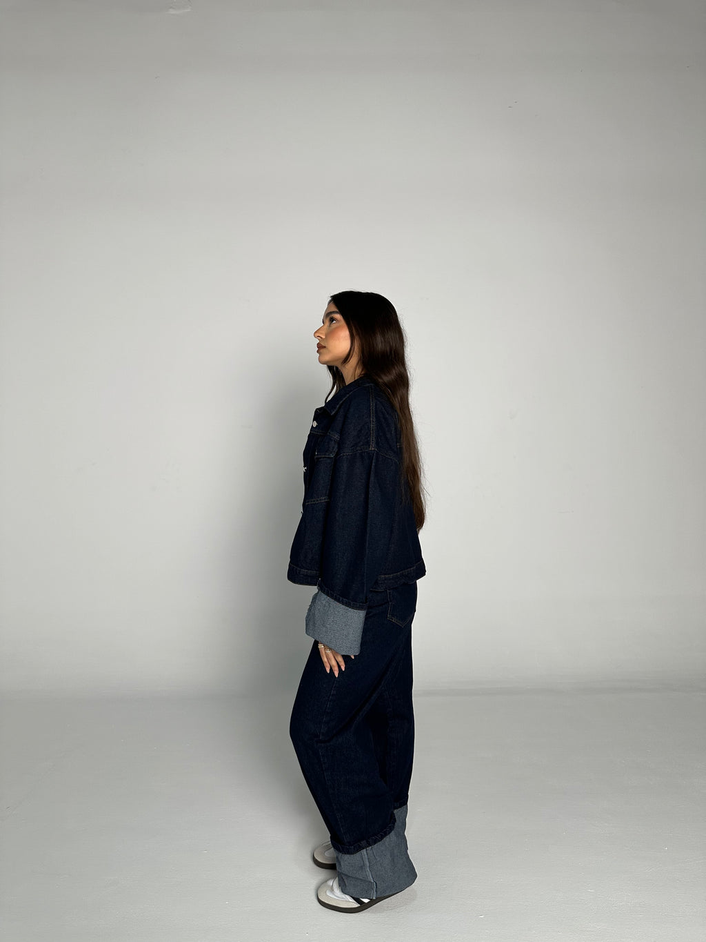 Dark washed Denim Set