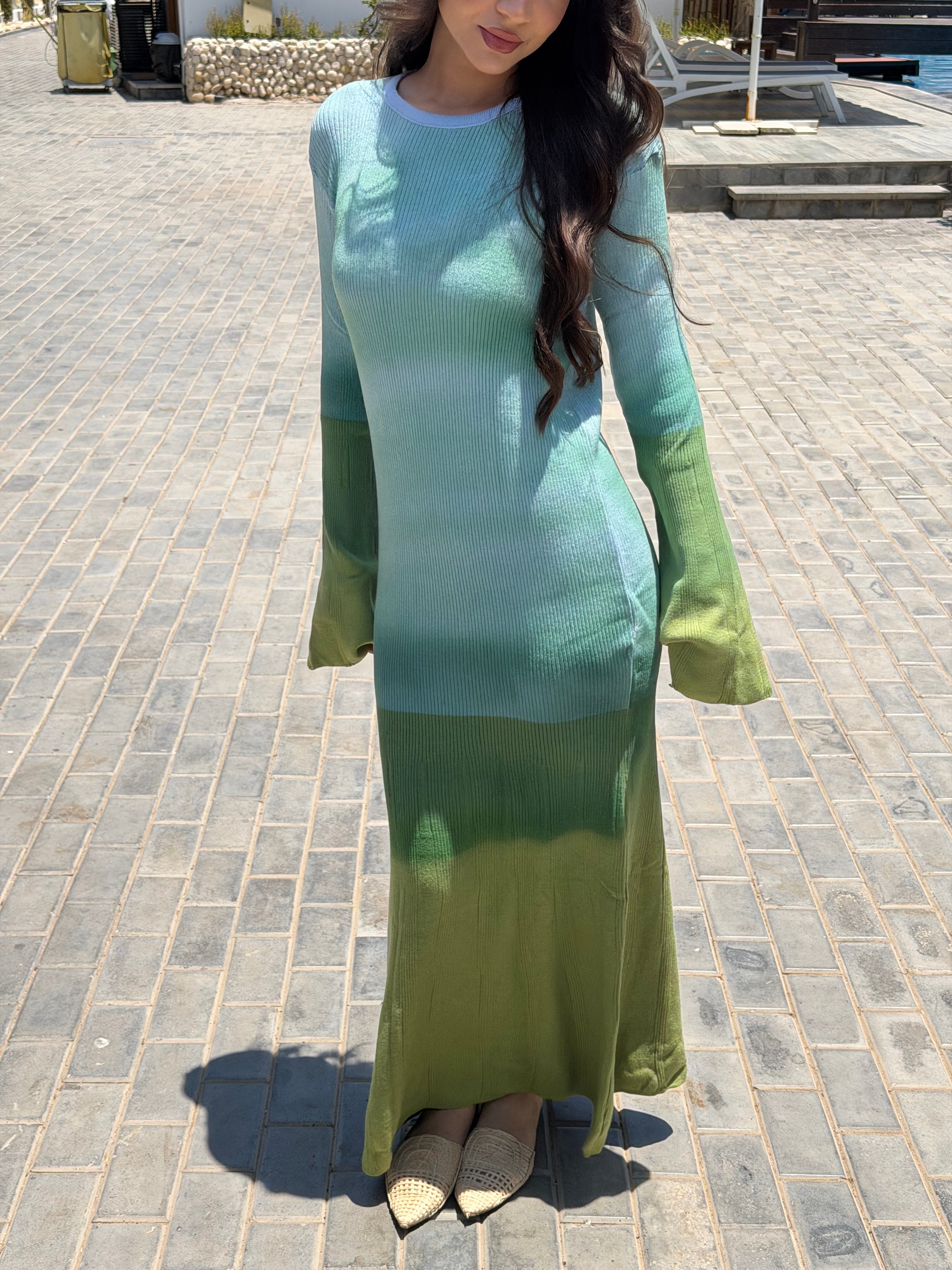 Sea Glass Knit Dress