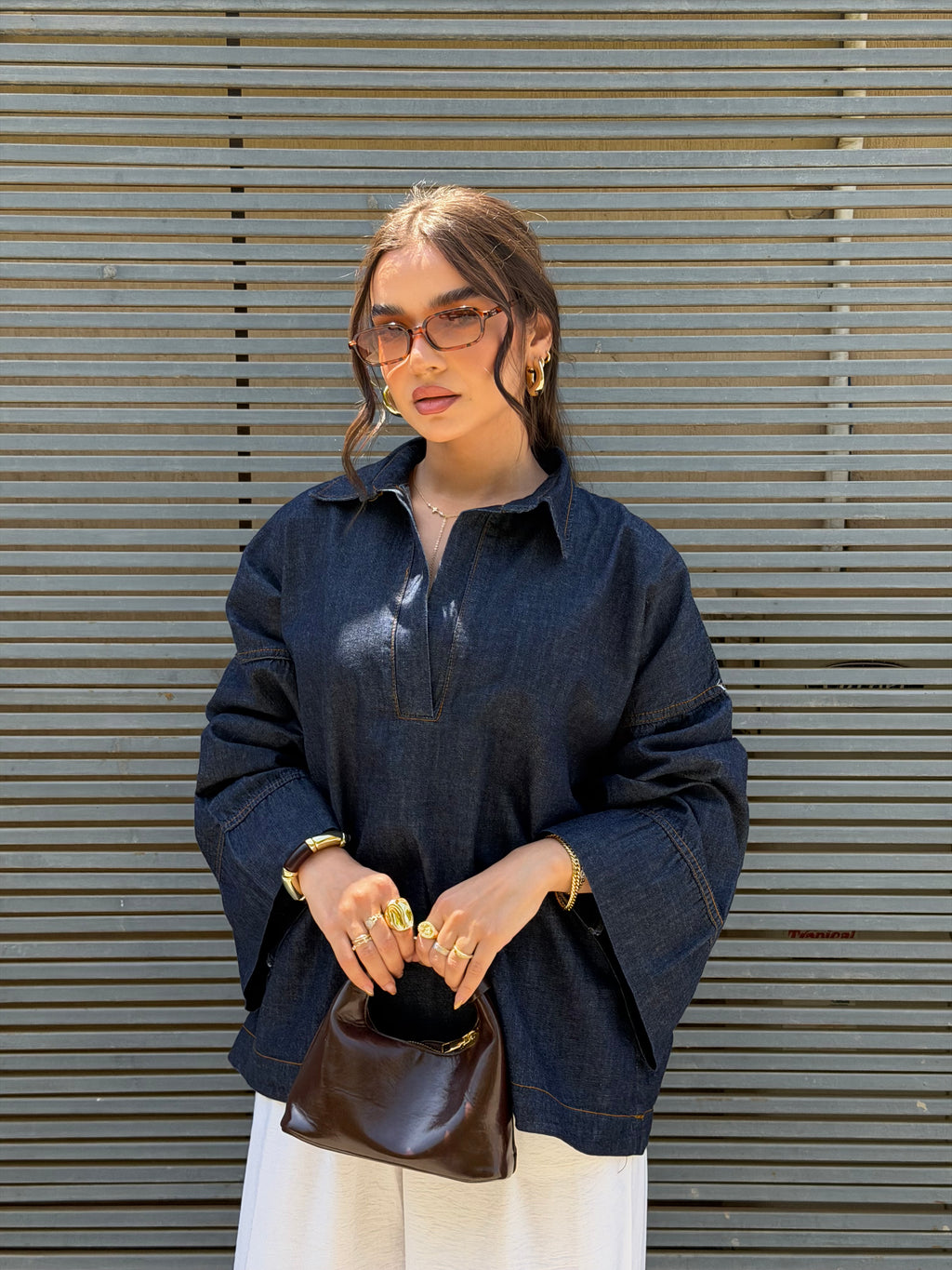 Denim Bell shirt