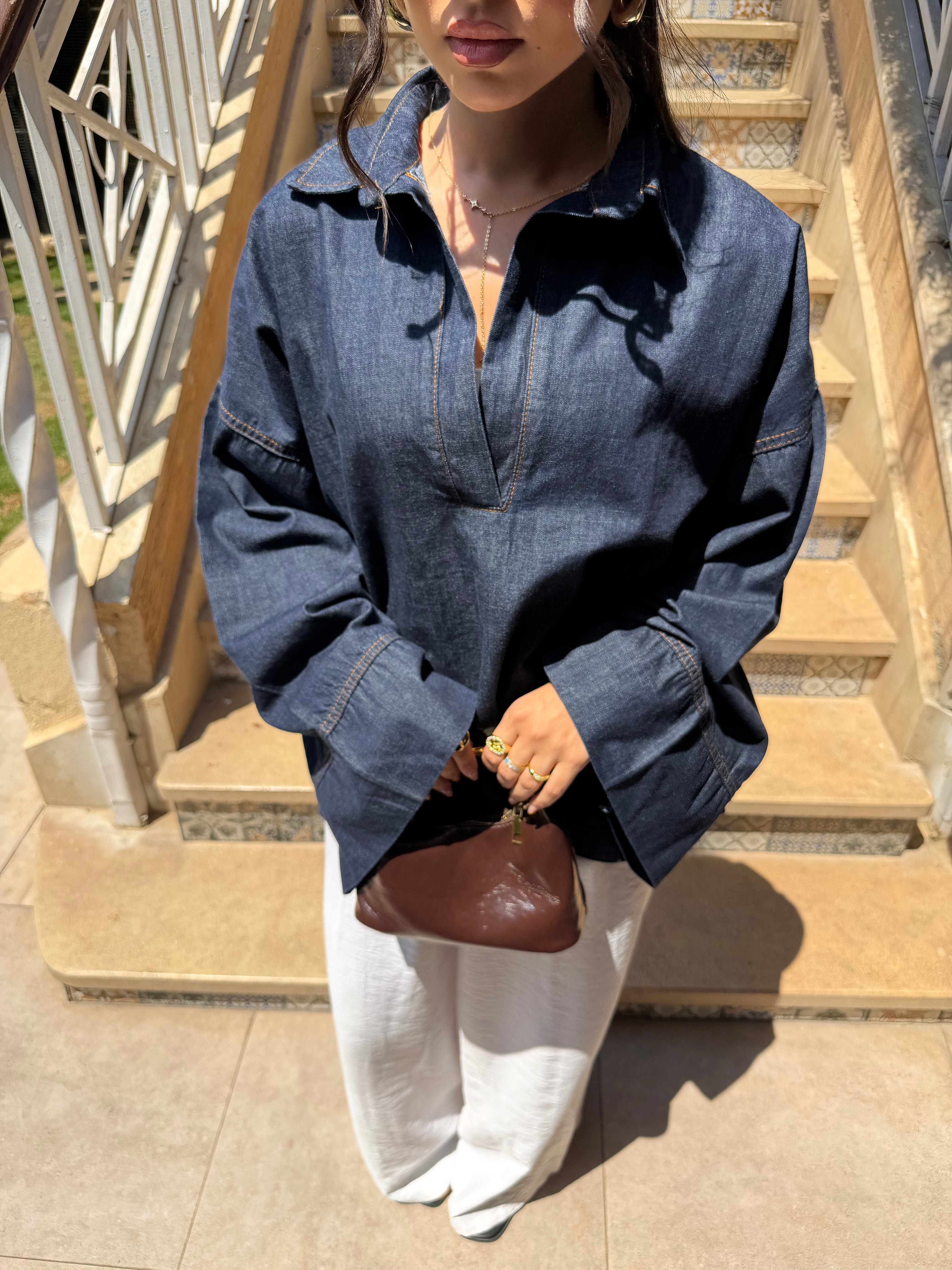 Denim Bell shirt