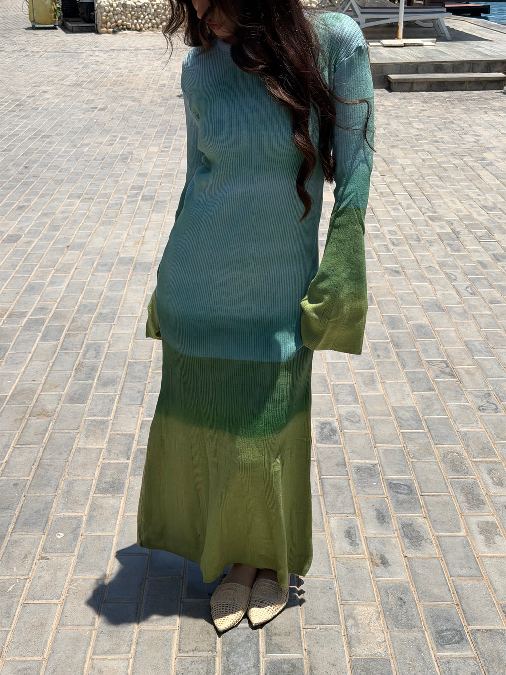 Sea Glass Knit Dress