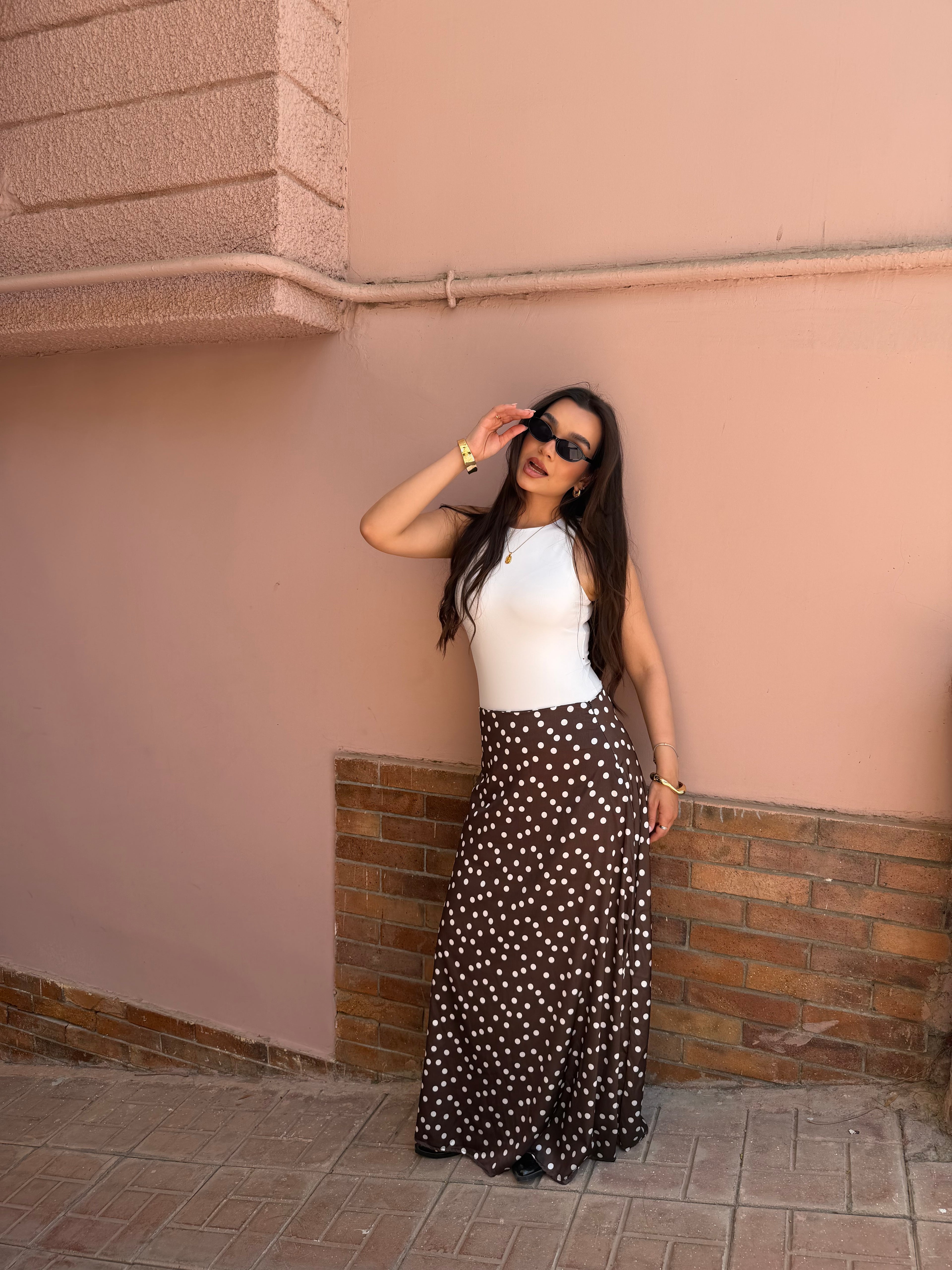 Bolka dots stain skirt