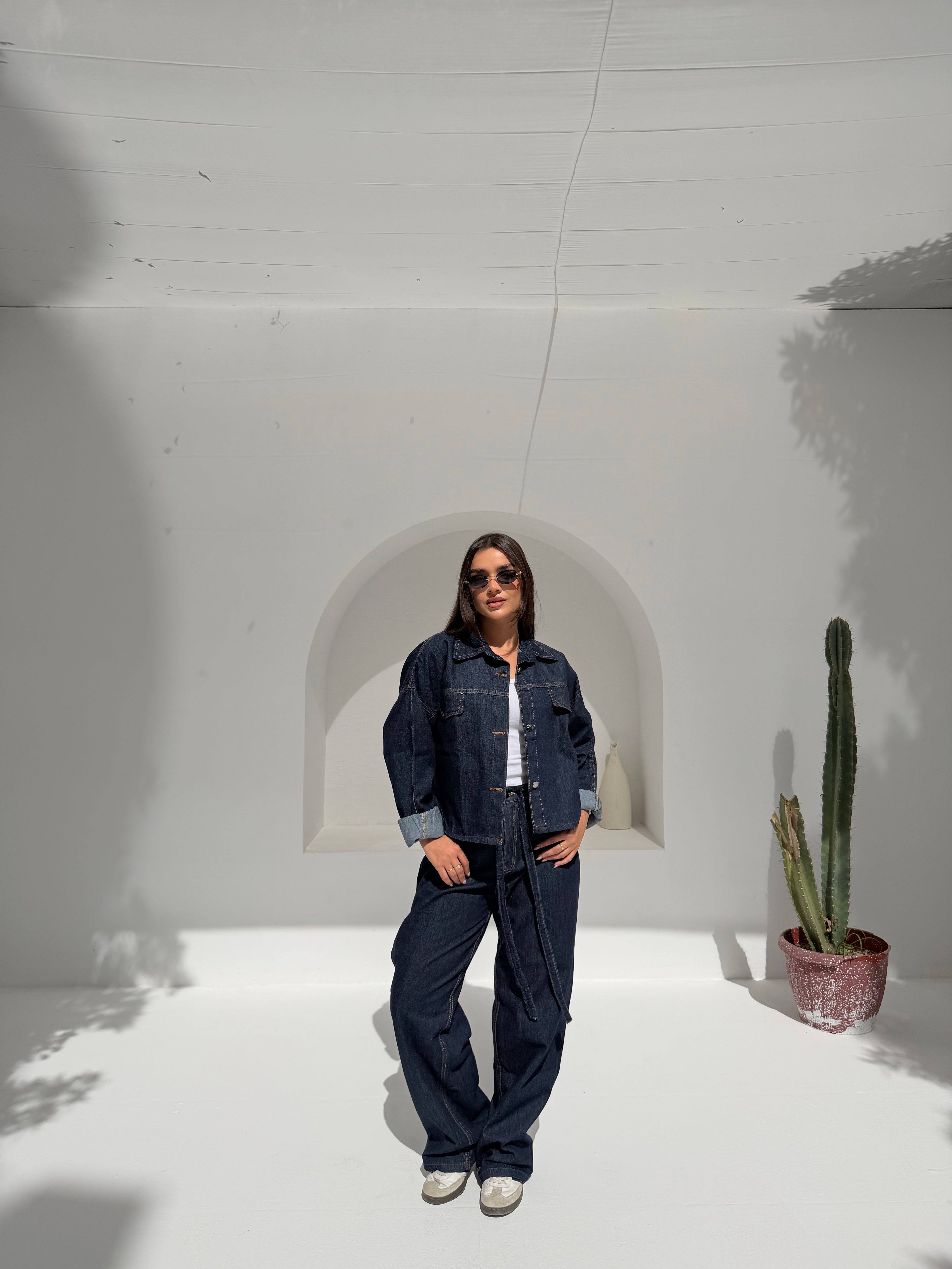 Dark Washed Denim Set Summer edition