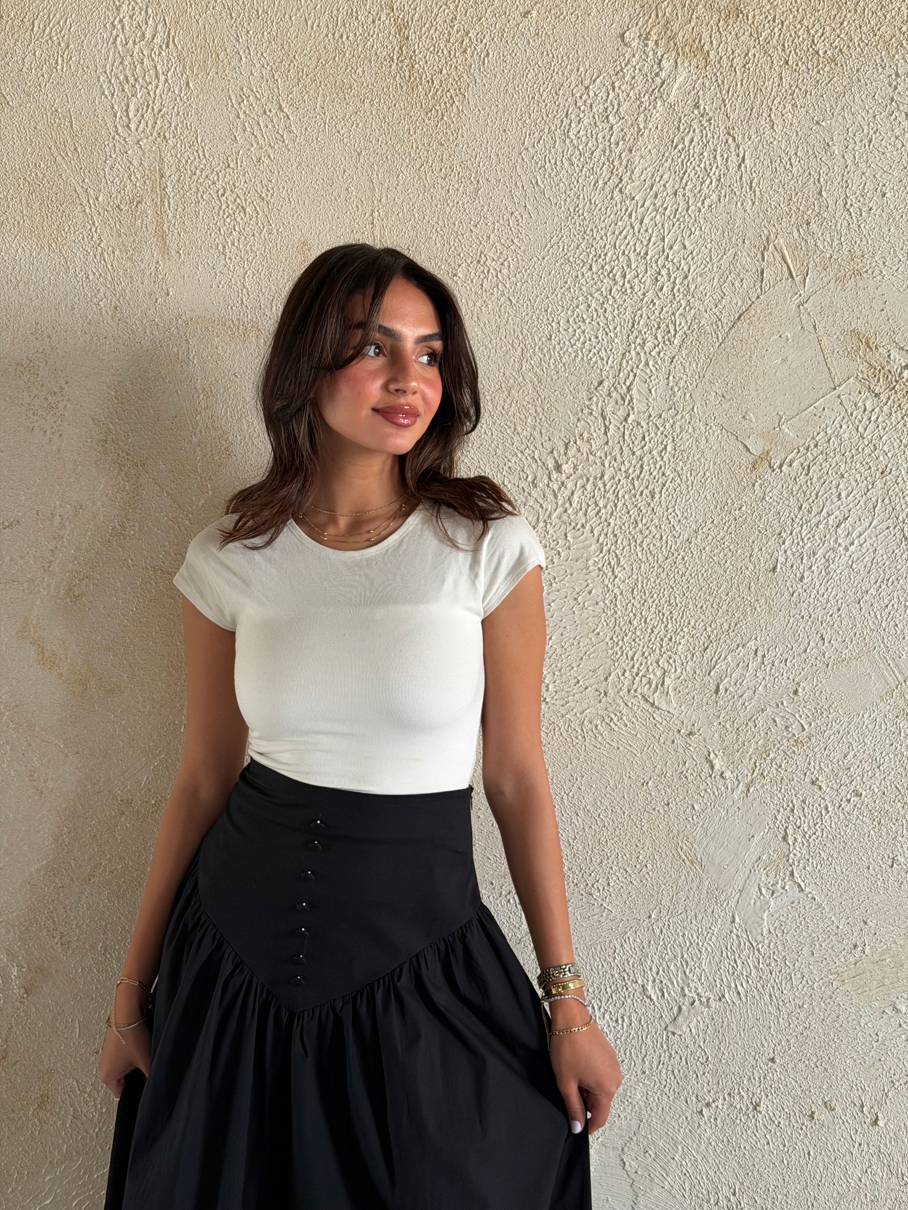 Corset Waist Maxi Skirt